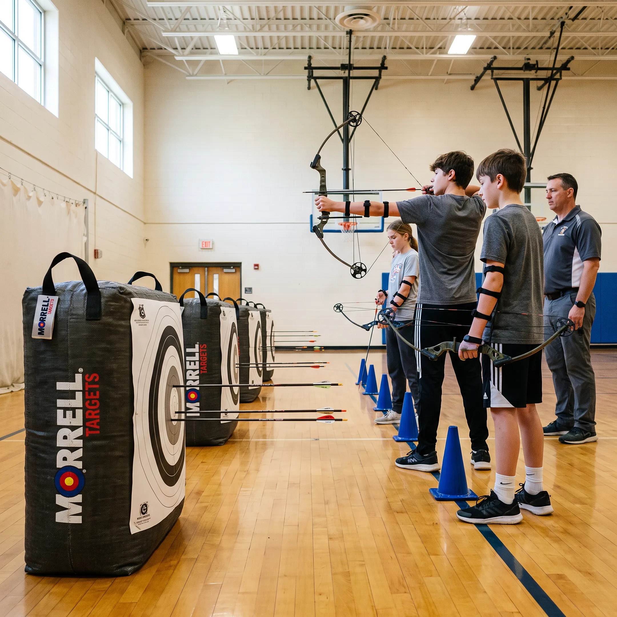 School archery program target face