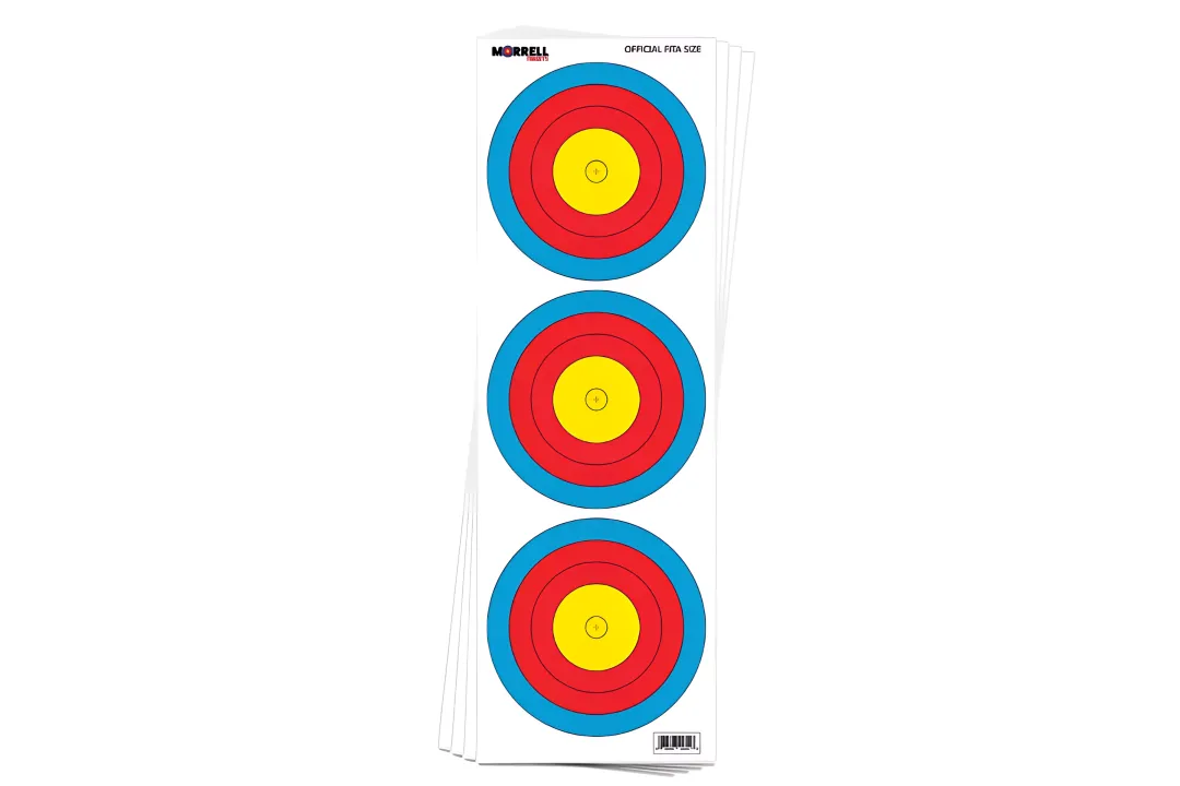 FITA Compound Paper Face Archery Target (100 Pack)