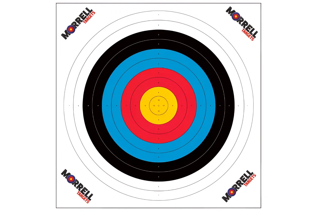 80CM Archery Target Paper Face (OFFICIAL NASP SCORING PAPER)(10 pack)