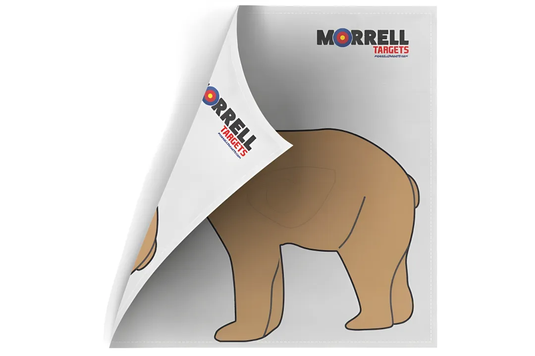Two Sided Polypropylene Target Face - Bear