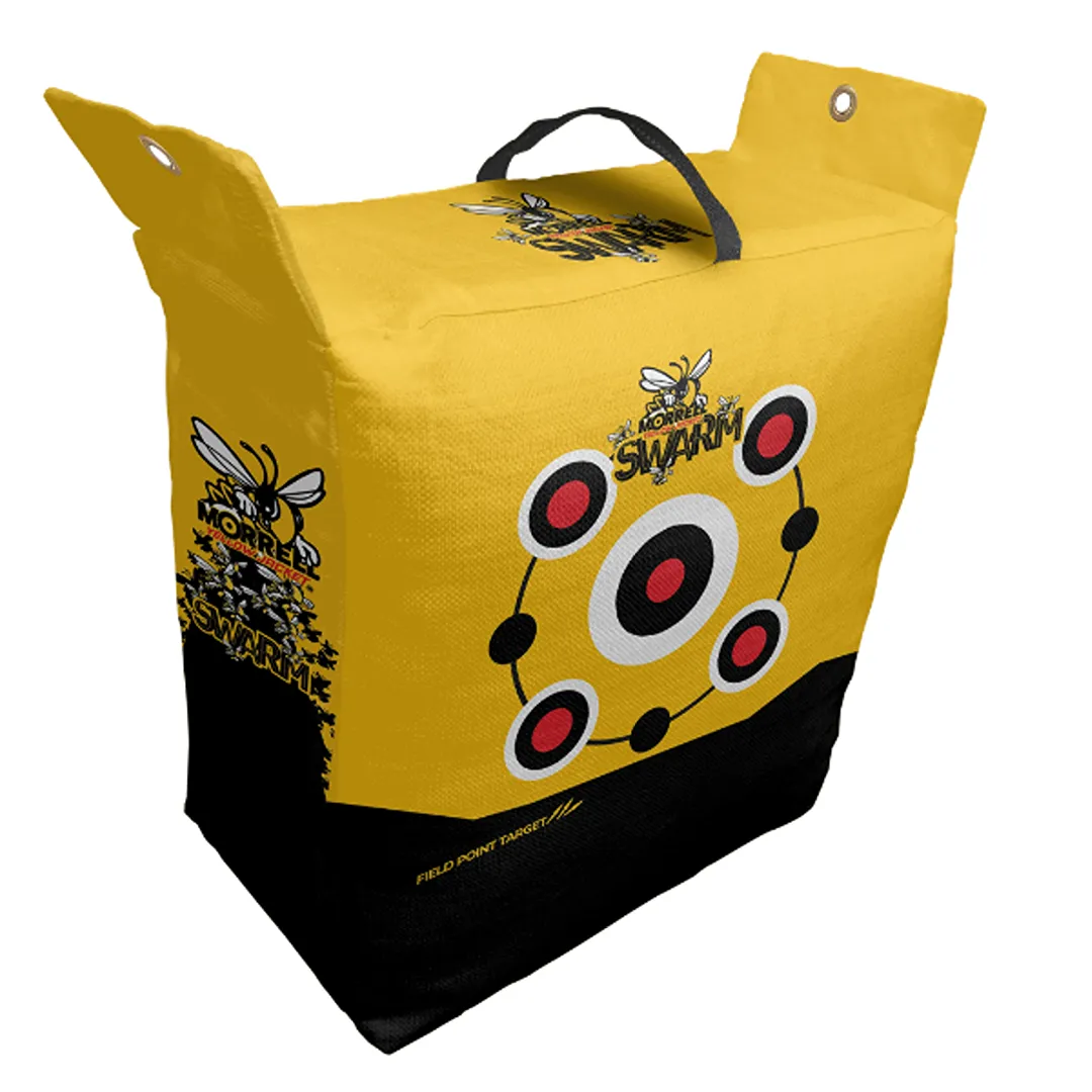 Durable archery targets in an outdoor shooting range
