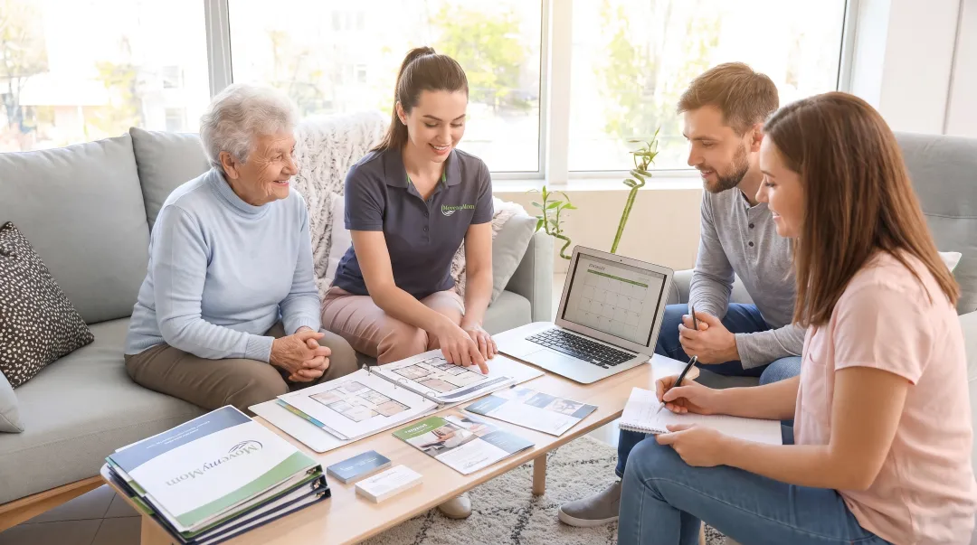 Move My Mom coordinator assisting family with downsizing planning and professional vendor recommendations
