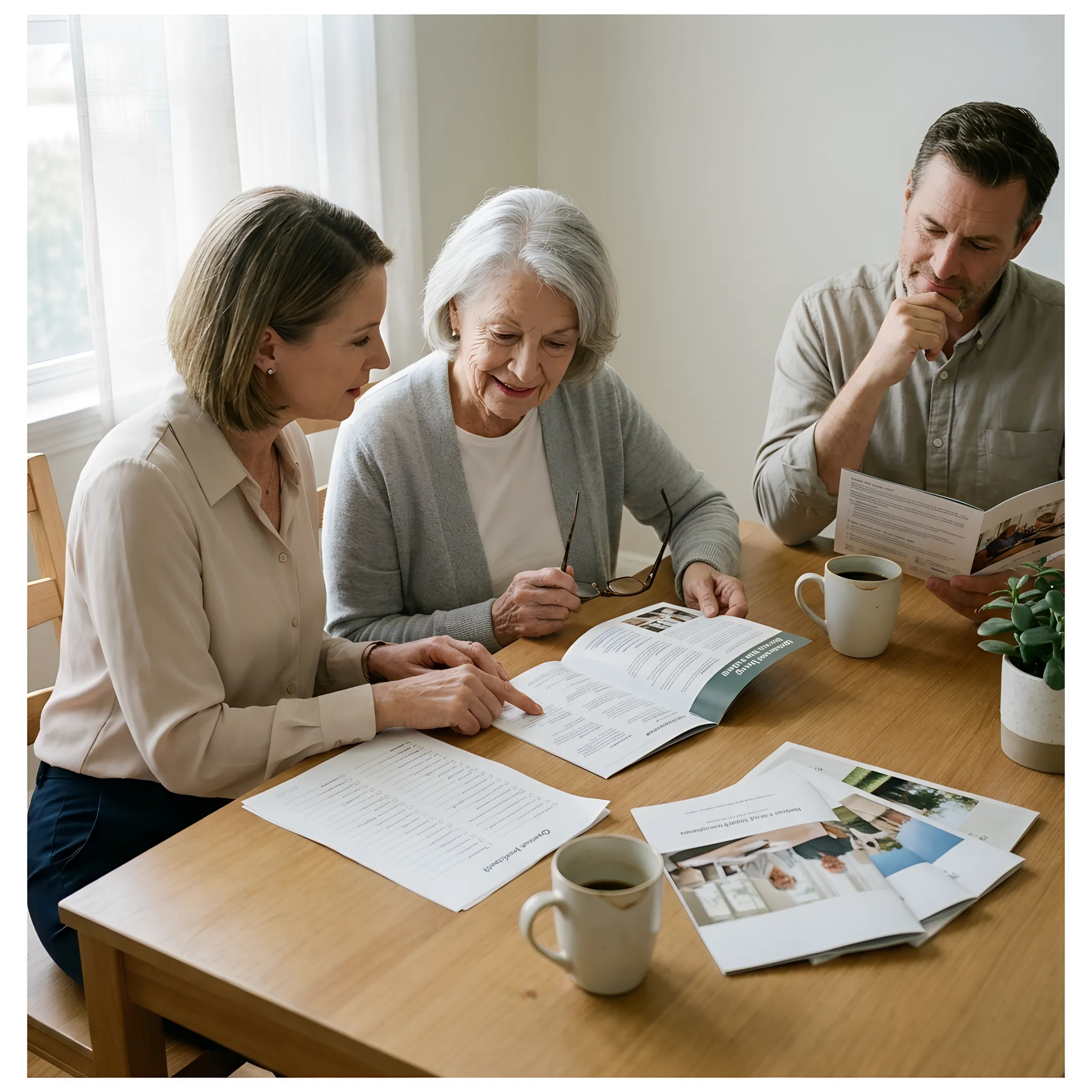 Family planning a senior living transition