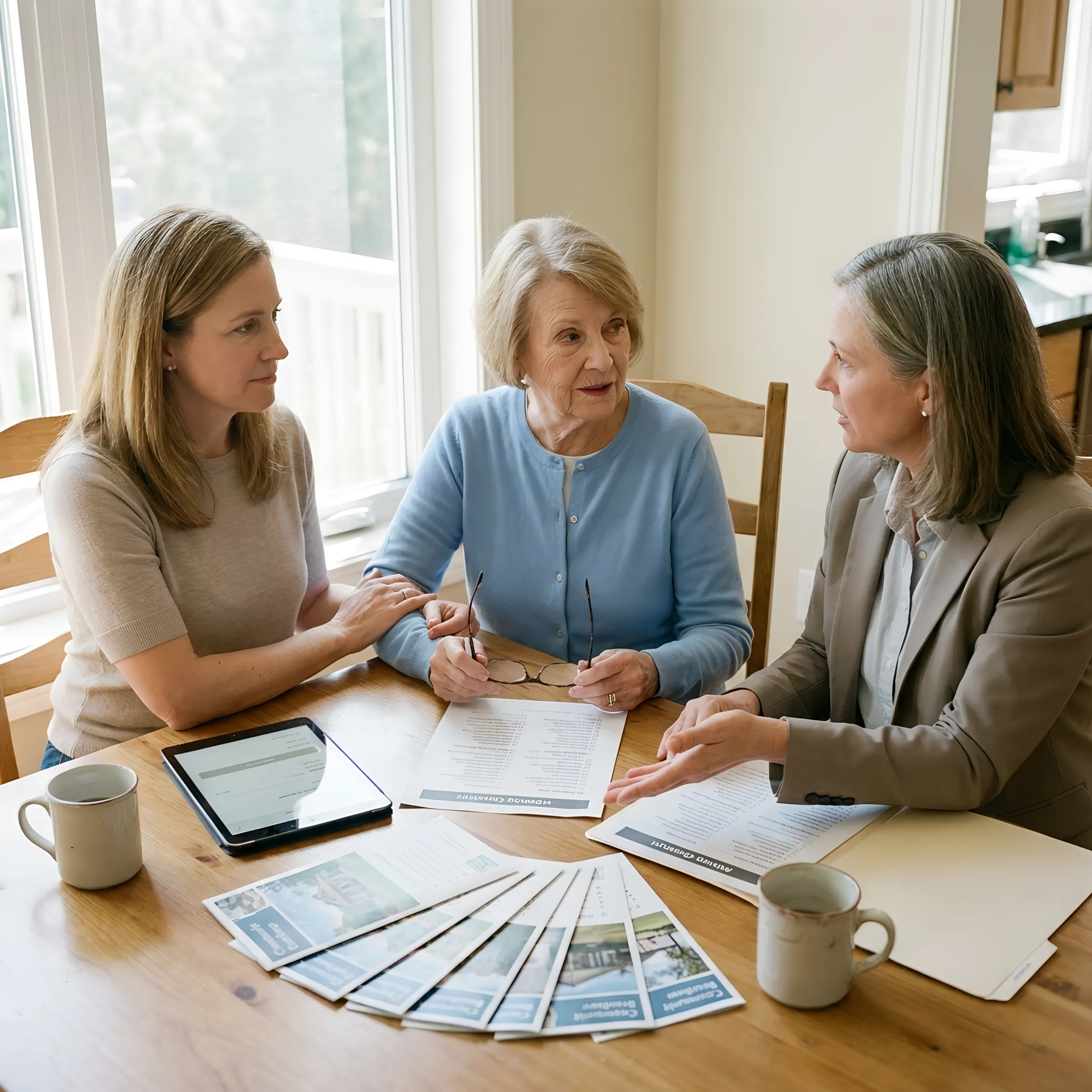 Family planning a senior living transition