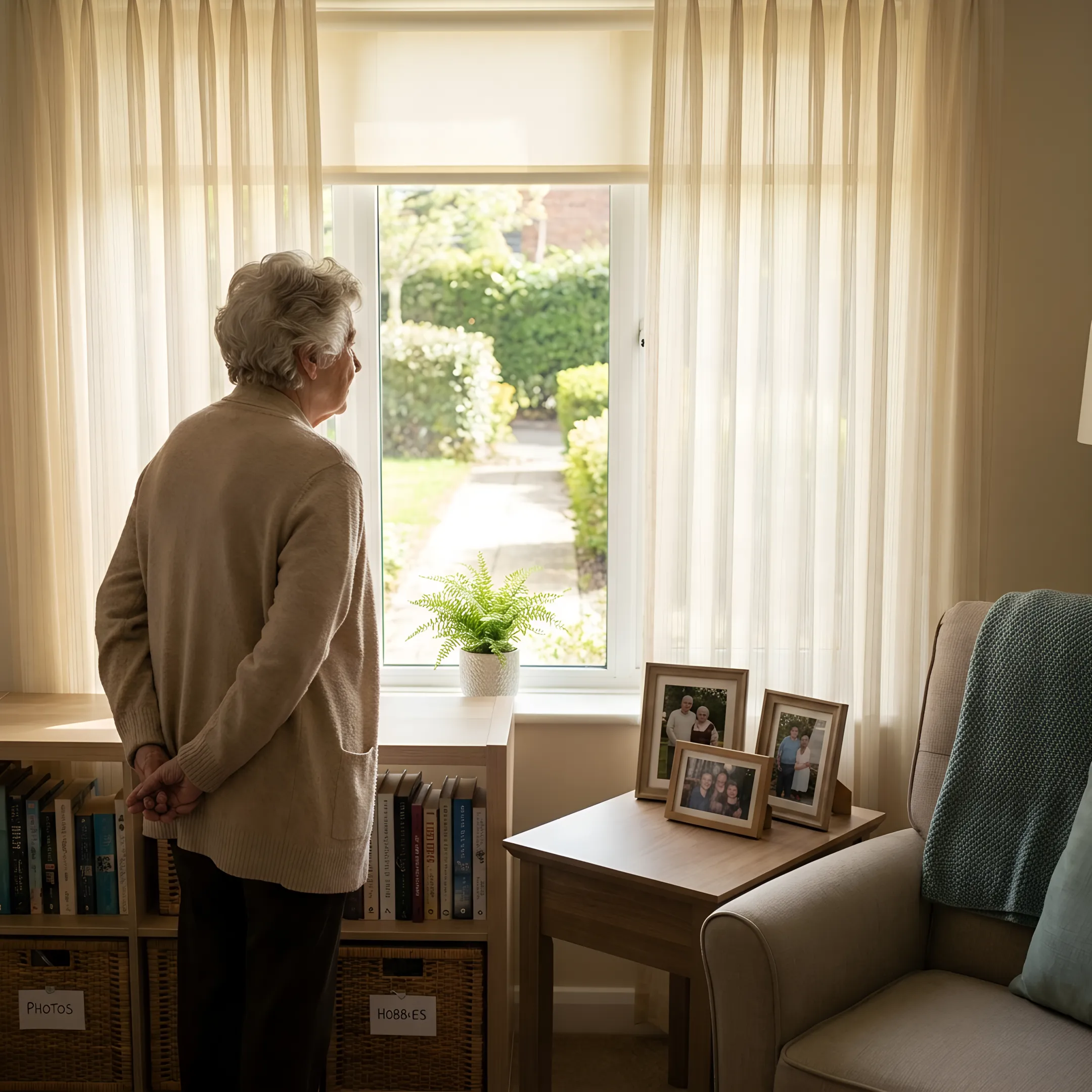 Organized senior living apartment after a move
