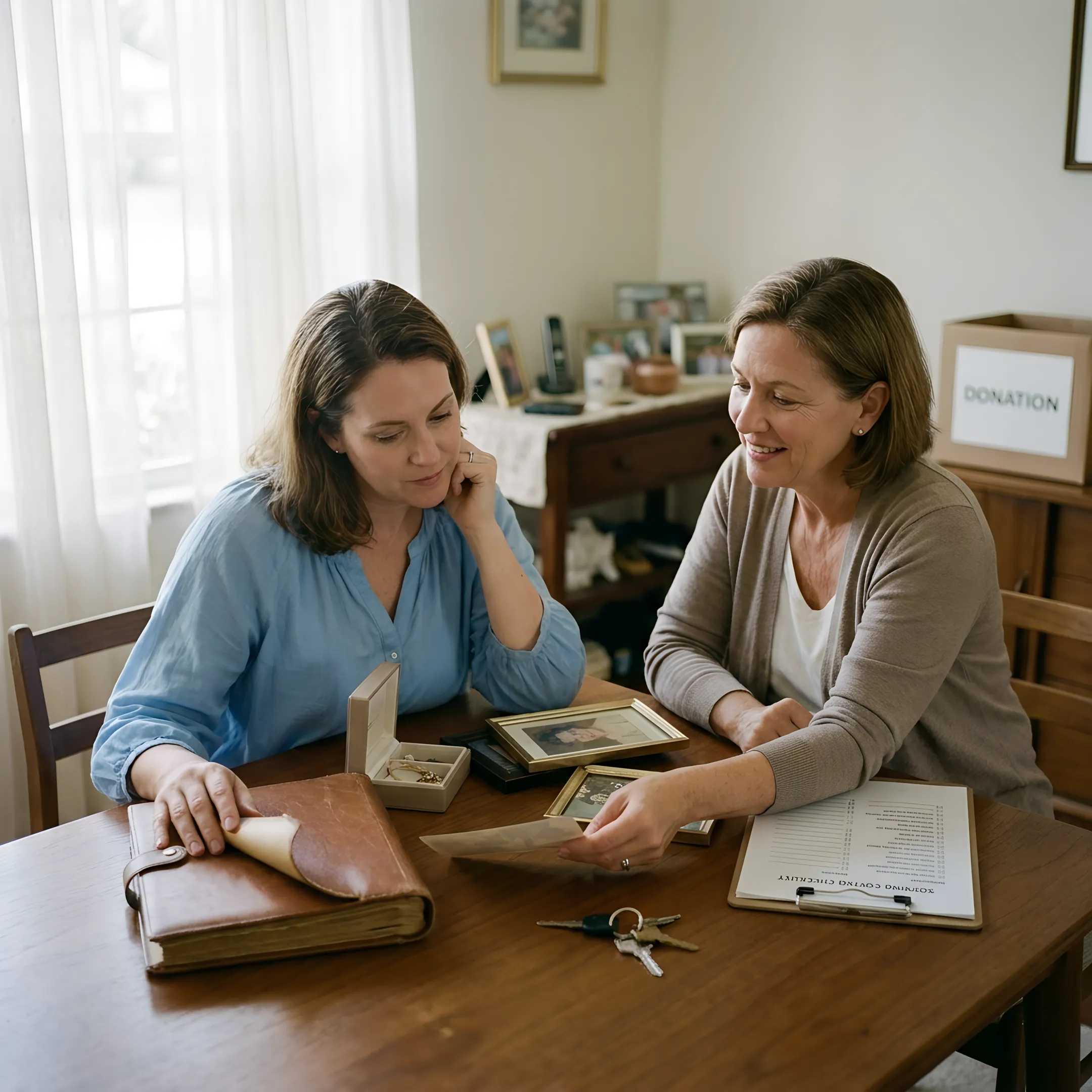 Compassionate home cleanout support for families