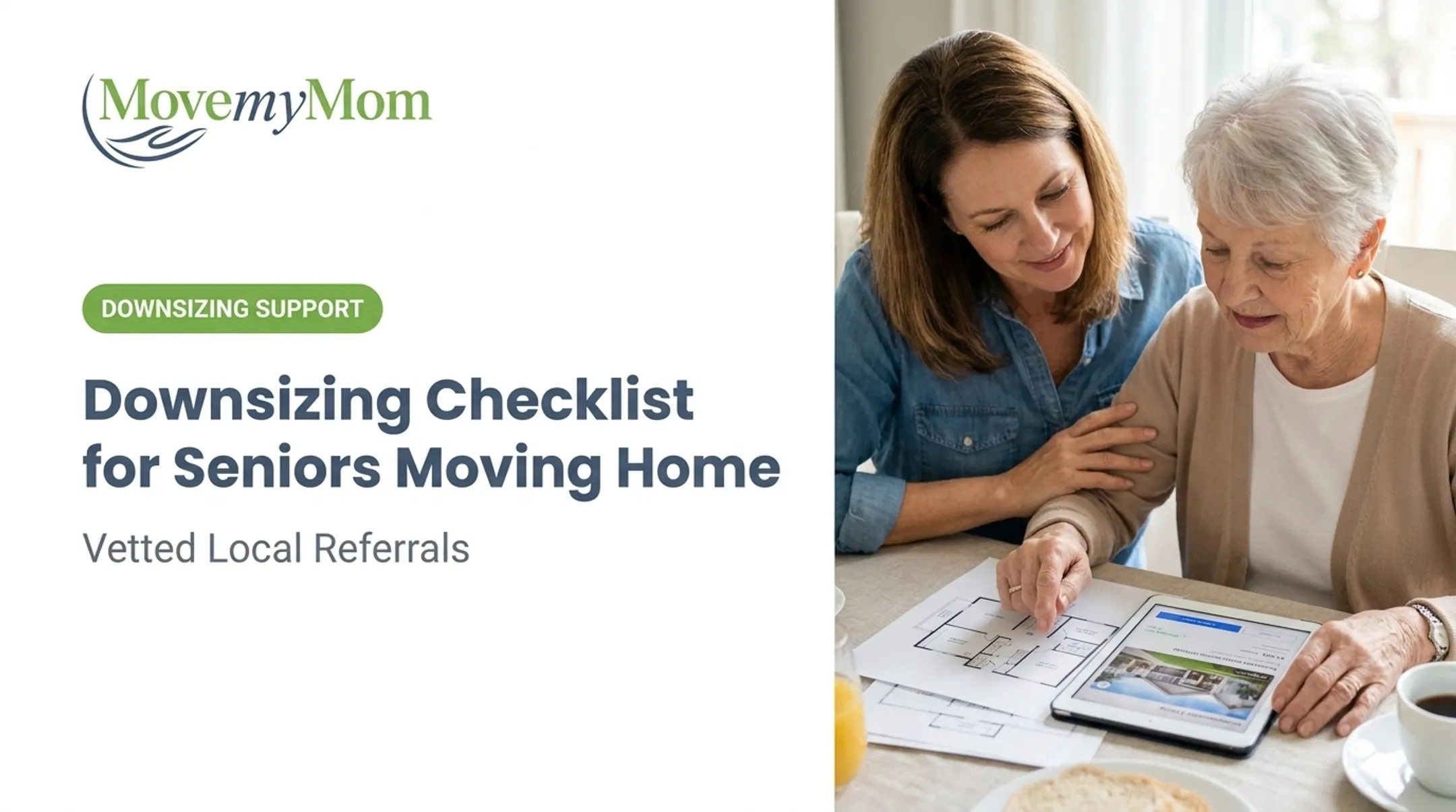 Downsizing Checklist for Seniors Moving Home