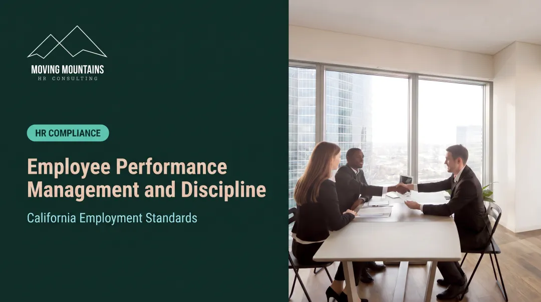 Employee Performance Management and Discipline