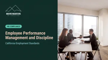 Employee Performance Management and Discipline