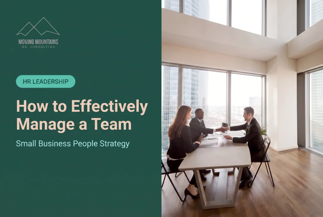 How to Effectively Manage a Team