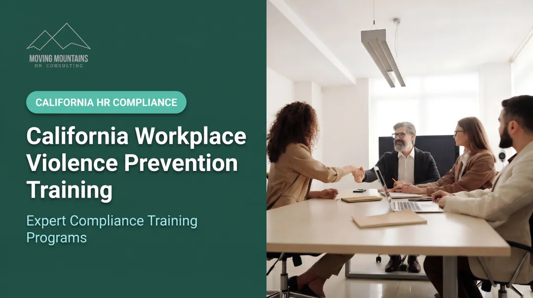 California Workplace Violence Prevention Training