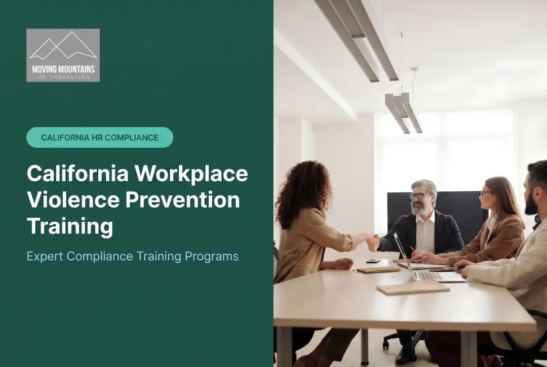 California Workplace Violence Prevention Training