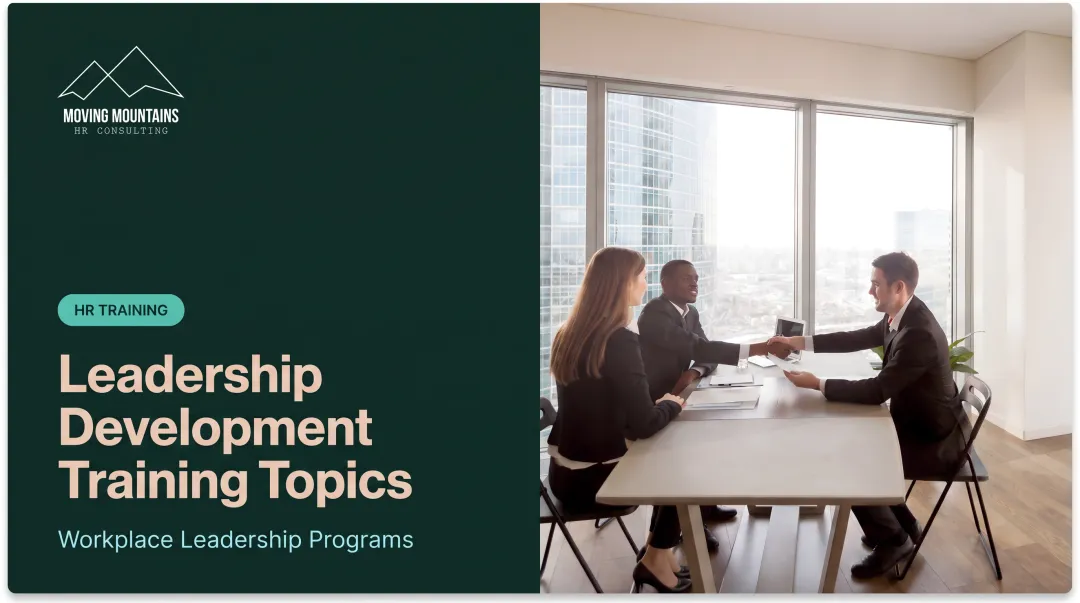 Leadership Development Training Topics