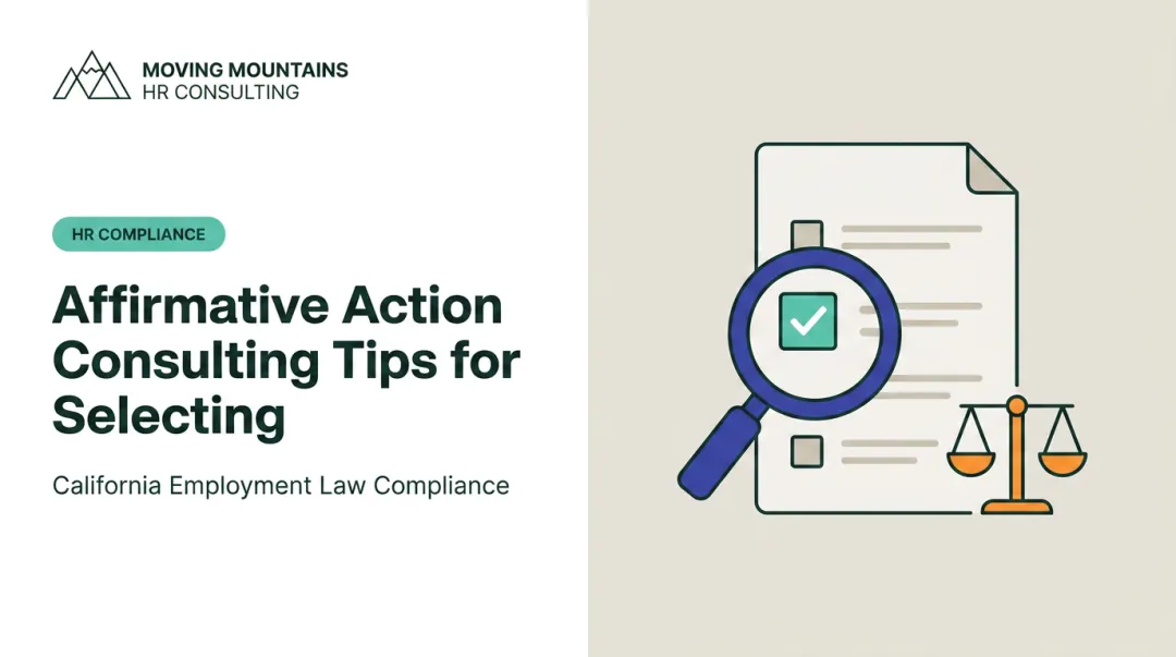 Affirmative Action Consulting Tips for Selecting