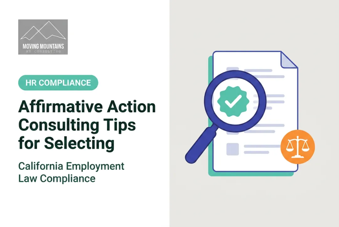 Affirmative Action Consulting Tips for Selecting