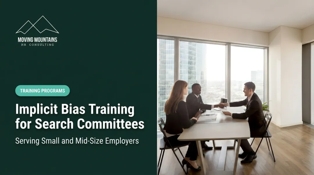 Implicit Bias Training for Search Committees