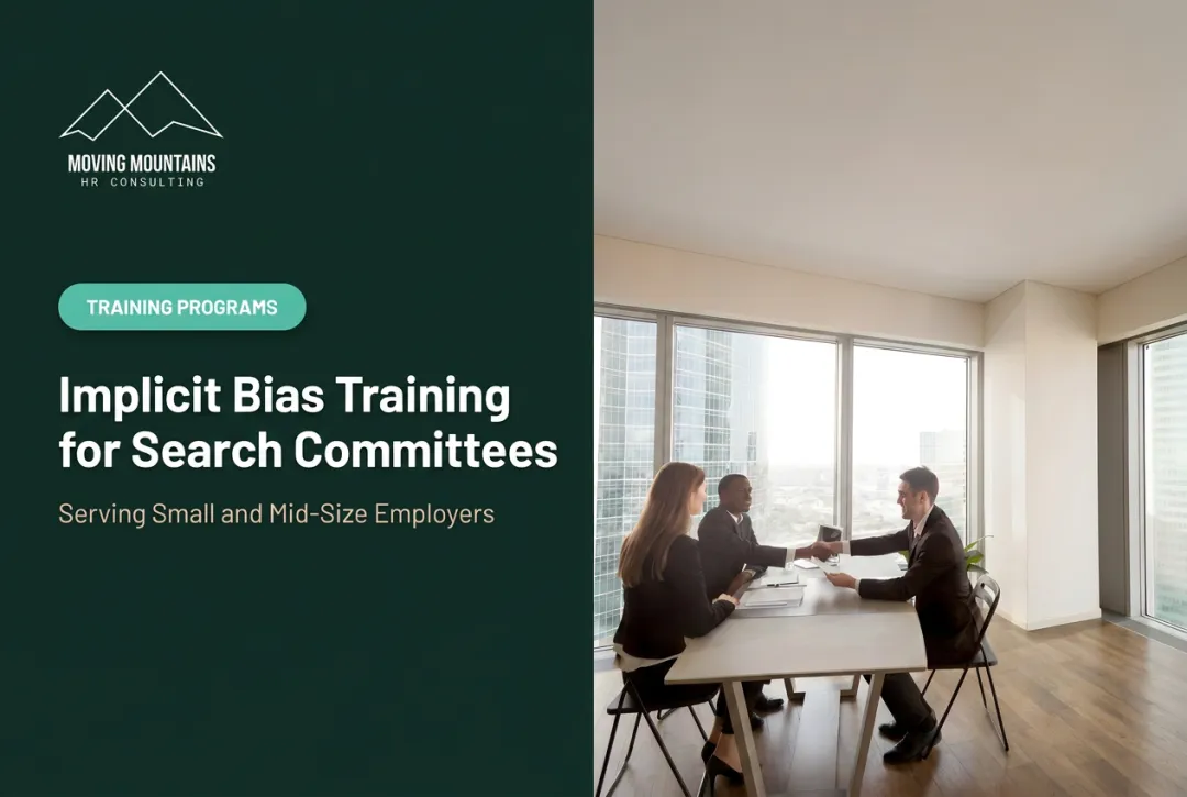 Implicit Bias Training for Search Committees