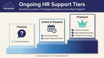 Three-tier employee relations consultant support model comparison chart
