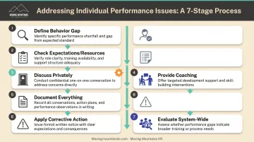 Seven-step performance management process for addressing difficult team members