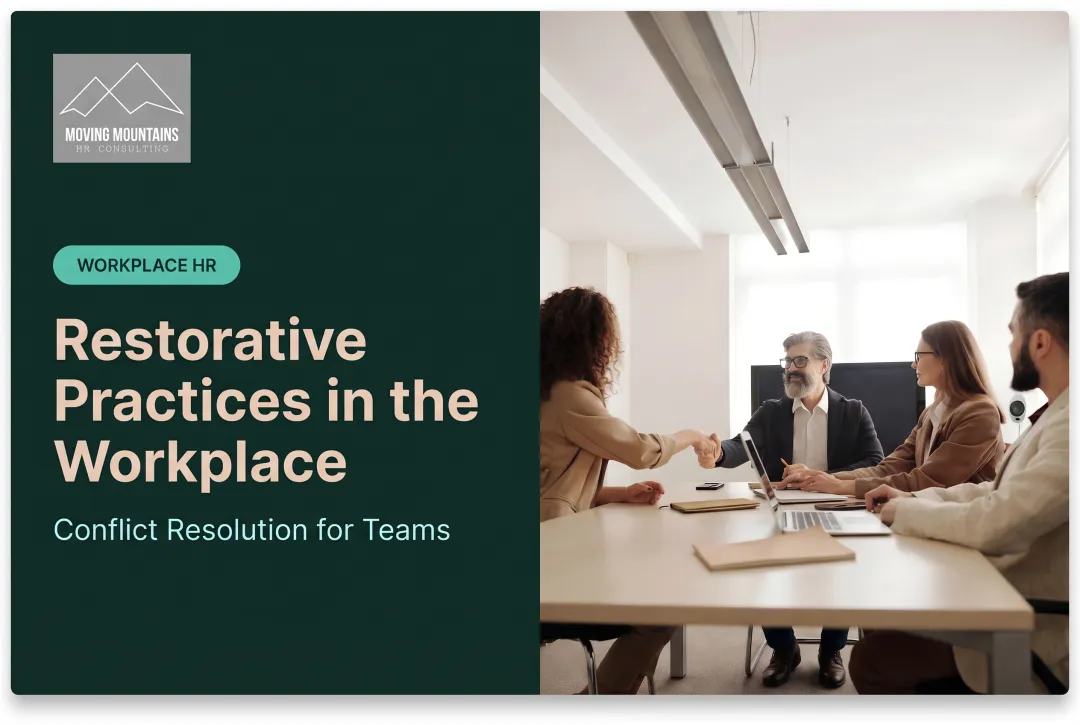 Restorative Practices in the Workplace