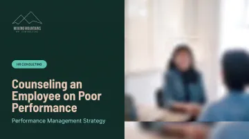 Counseling an Employee on Poor Performance