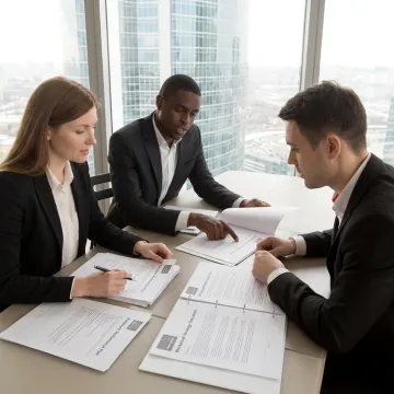 HR consultant guiding a leadership meeting