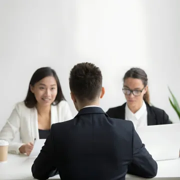 HR professional reviewing workplace policies