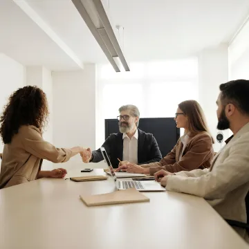 HR consultant leading ethics workshop