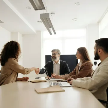 HR consultant leading a leadership workshop