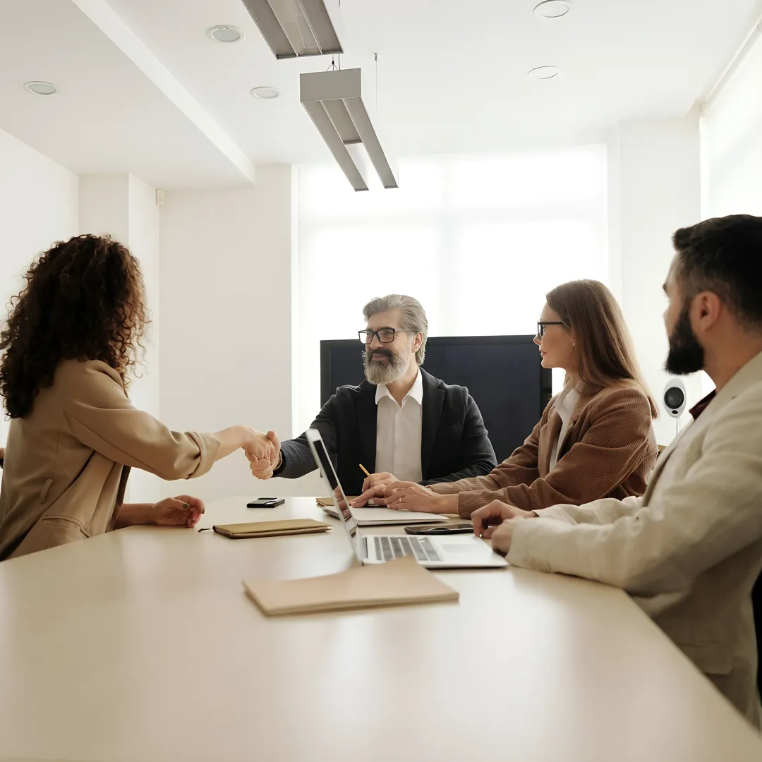 Manager leading an interactive employee development workshop