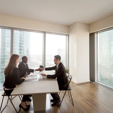 HR advisor reviewing employee policy documents