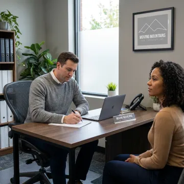 HR consultant conducting an employee exit interview