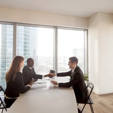 Manager leading an interactive workplace training session