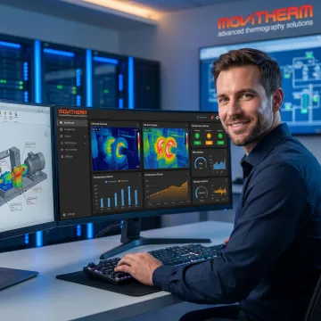 Remote thermal dashboard for equipment monitoring