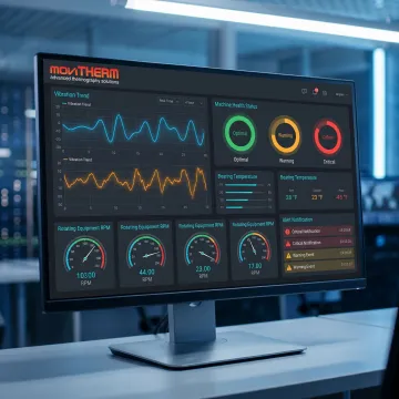 Condition monitoring dashboard for industrial machinery