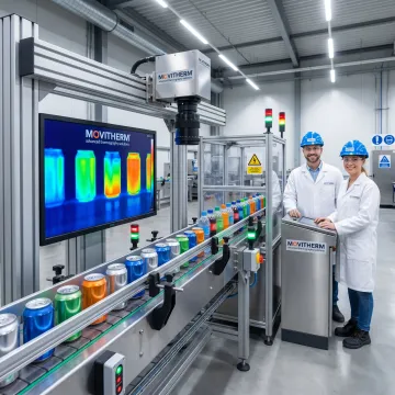 Automated thermal inspection on a beverage packaging line