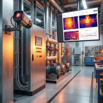 Thermal imaging system installed for industrial monitoring