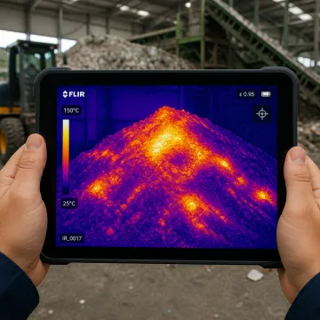 Remote fire monitoring system dashboard