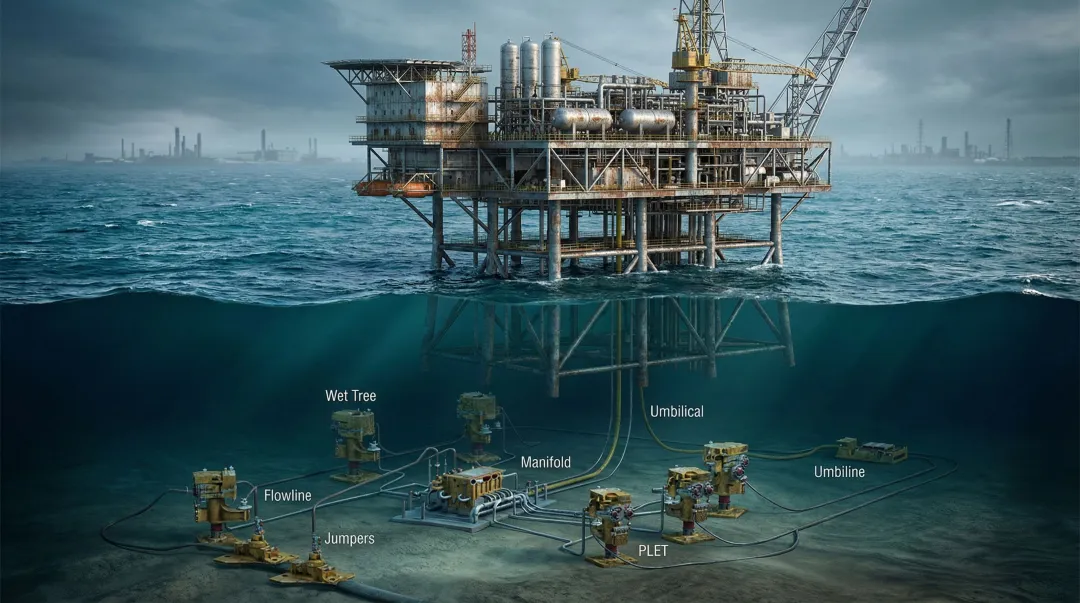 Subsea oil and gas pipeline and flowline infrastructure in offshore environment