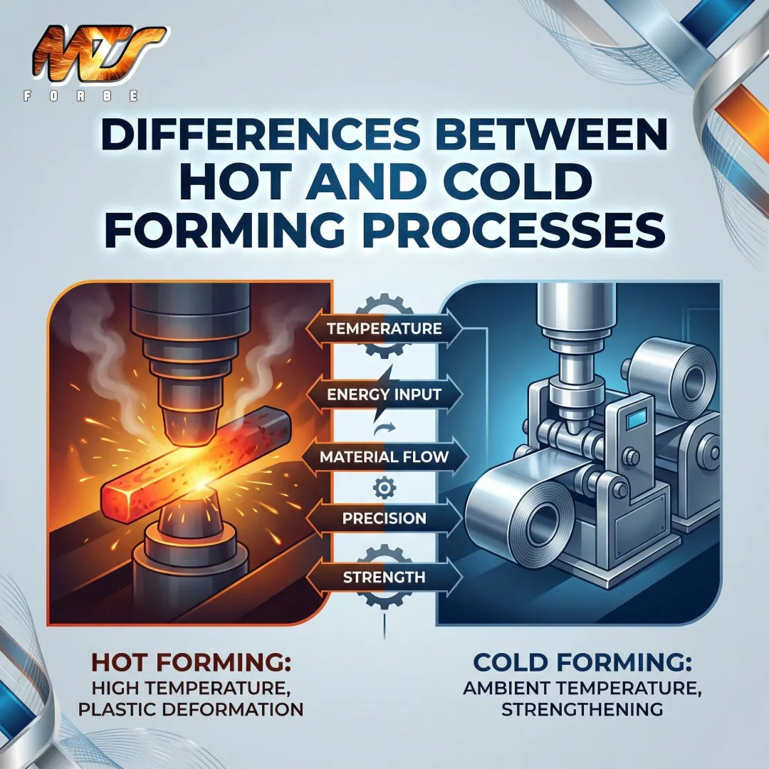 Differences Between Hot and Cold Forming Processes