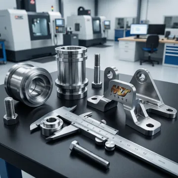 Precision forged defense components laid out for quality inspection at MTS Forge