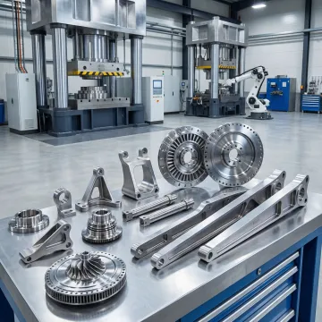 Aerospace forged components manufactured at MTS Forge facility in Coatesville PA