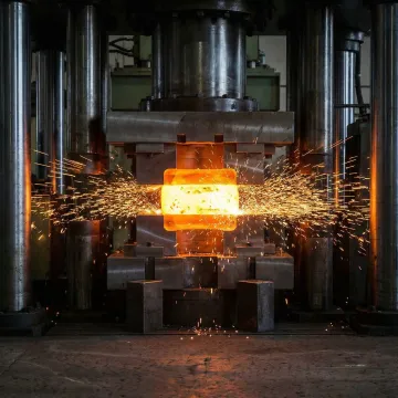 Closed die forging process at MTS Forge manufacturing facility