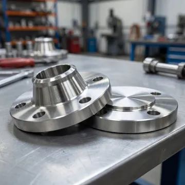 Inconel 600 weld neck and blind flanges manufactured by MTS Forge