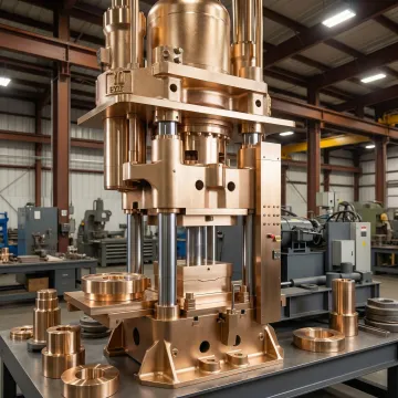 Aluminum bronze forged components produced at MTS Forge facility in Coatesville, PA