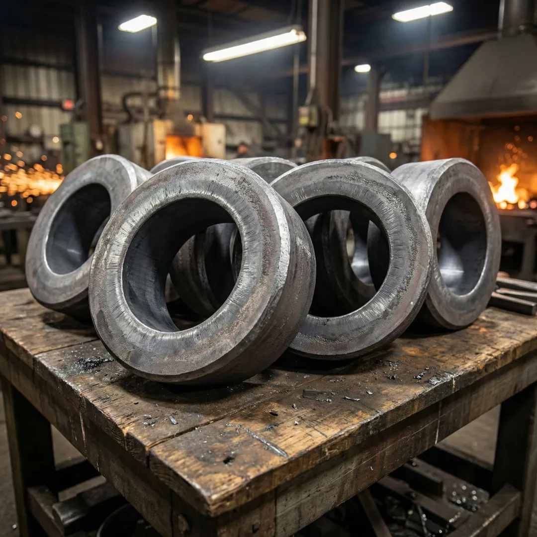 Forged steel rigging rings manufactured at MTS Forge facility in Coatesville, PA