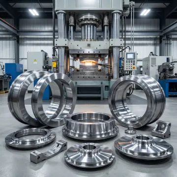 High precision aerospace forged components manufactured for OEM aircraft at MTS Forge facility