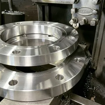 Pressure rated stainless steel flanges for pipe angle rings manufactured by MTS Forge