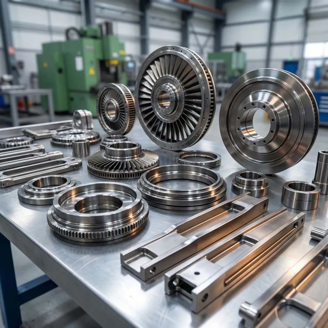Precision nickel alloy forged components for aerospace applications