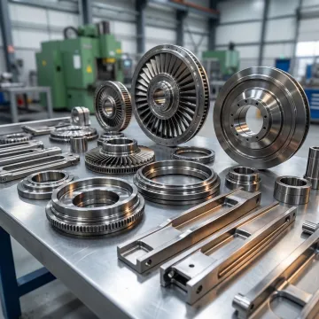 Precision nickel alloy forged components for aerospace applications